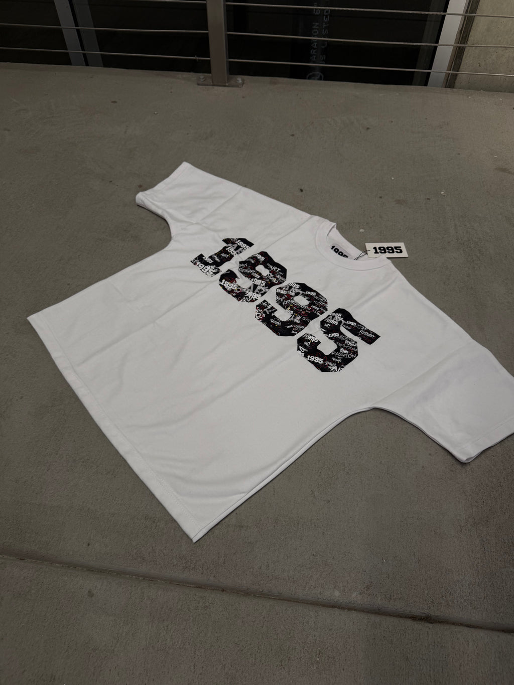 White 1995 tee